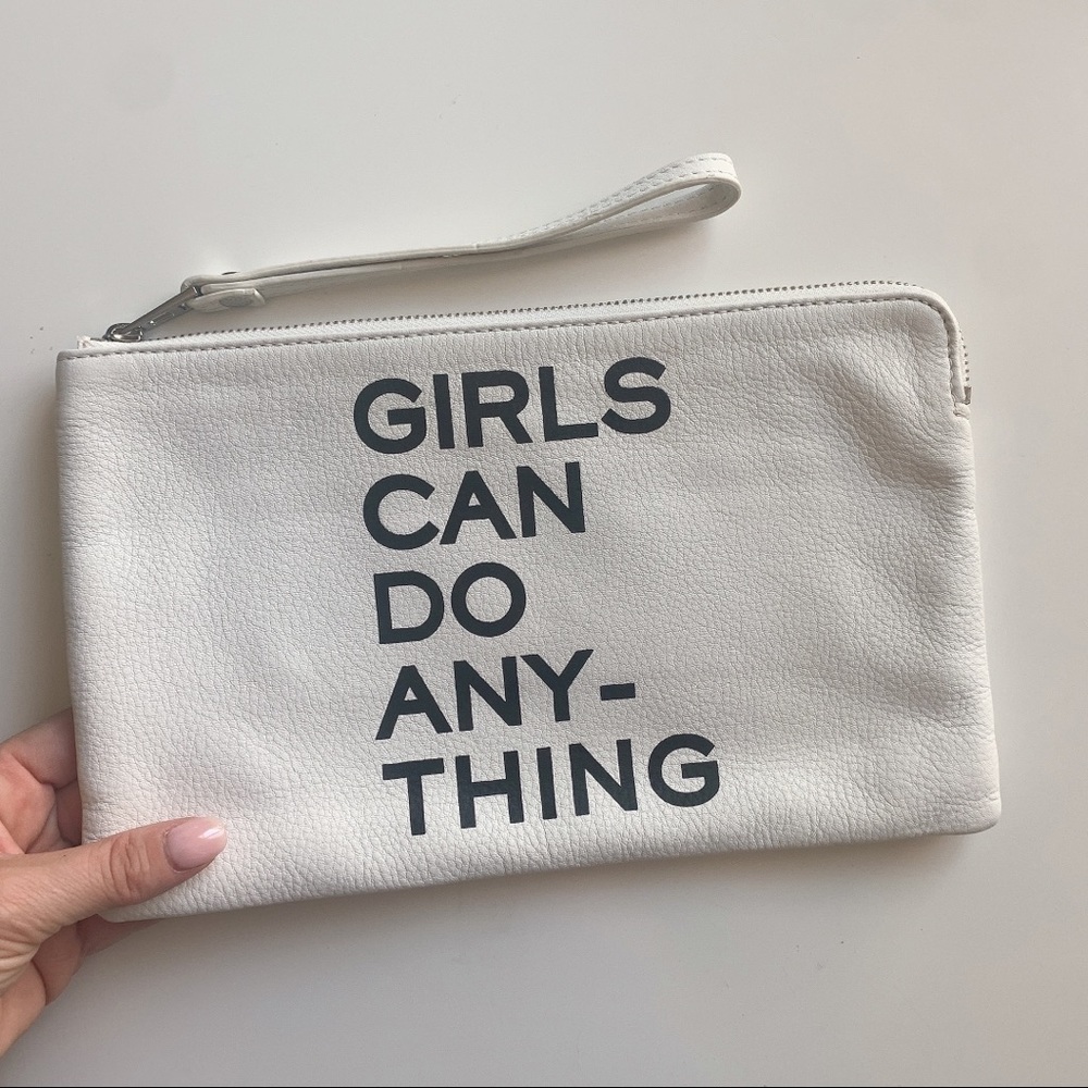 Zadig and Voltaire White Leather Bag